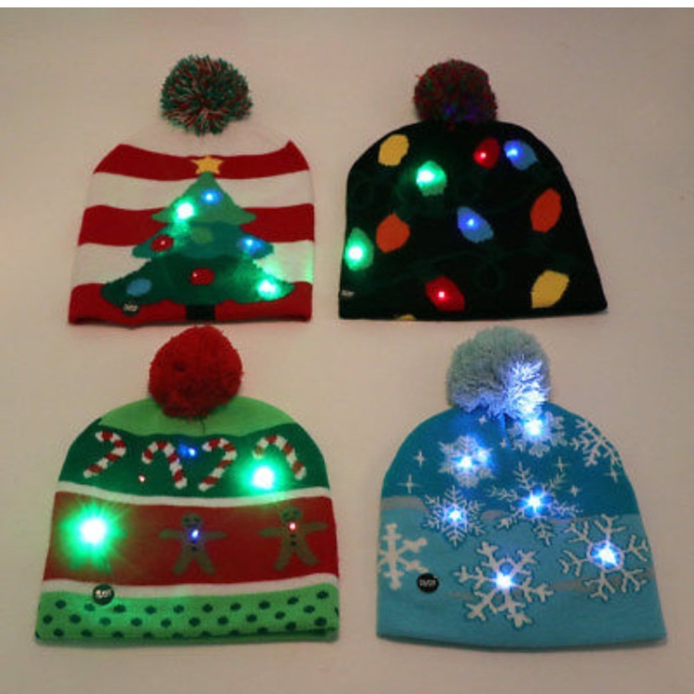 🎄 LED Light-up Christmas Hat 🎩